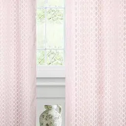 portico Set of 2 Geometric Print Door Curtains-picture-20