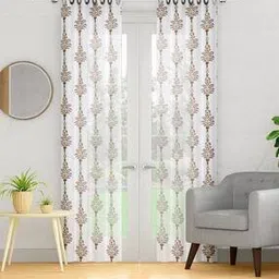 portico Floral Print Door Curtain-picture-33
