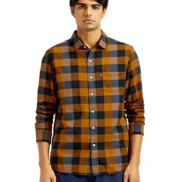 levi's Men Checked Slim Fit Shirt with Patch Pocket image 1