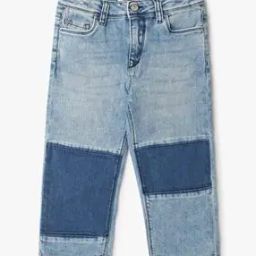 lee cooper Girls Lightly Washed Slim Fit Cut & Sew Jeans-picture-33