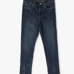 lee cooper Girls Mid-Wash Skinny Fit Jeans-picture-19