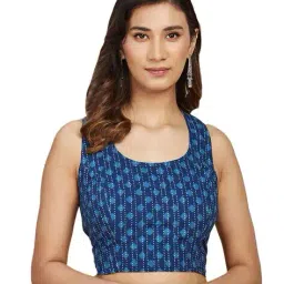 fabindia Geometric Print Slip-On Blouse image 1