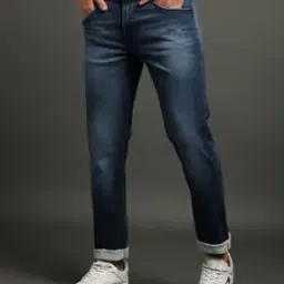 Men Mid-Wash Skinny Fit Jeans-image-60
