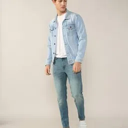 lee cooper Men Artie Mid-Wash Slim Fit Jeans-picture-21