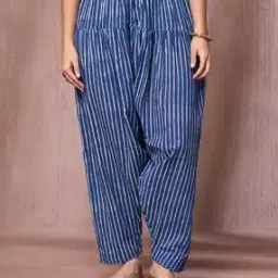fabindia Women Striped Salwar with Elasticated Waist-picture-16