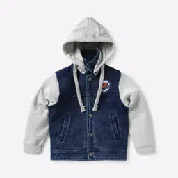 ajio Panelled Sweatshirt with Detachable Hood-picture-15
