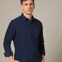 spykar Men Slim Fit Shirt with Patch Pocket-picture-10