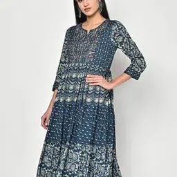 biba Floral Print Fit & Flare Dress-picture-25