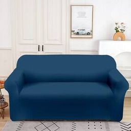 cortina eyelet curtain Stretchable 2-Seater Sofa Cover -picture-0