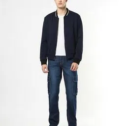 buda jeans co Men Mid-Wash Slim Fit Cargo Jeans-picture-11