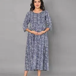 kaheksa Women Paisley Print Gown Dress-picture-20