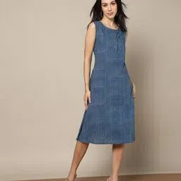 indie picks Dyed and Double Dabu Printed Short Dress-picture-20