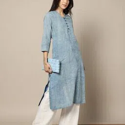 indie picks  Printed Cotton A-Line  Kurta-picture-19