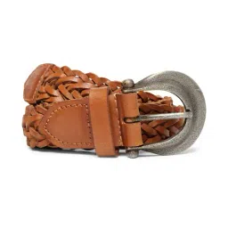 art n vintage Men Belt with Buckle Closure image 1