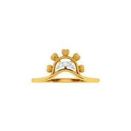 p.c. chandra jewellers Yellow Gold Stone-Studded Ring-picture-53