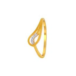 p.c. chandra jewellers Yellow Gold Stone-Studded Ring-picture-50