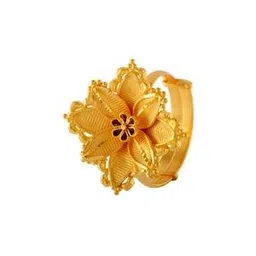 p.c. chandra jewellers Floral-Design Yellow Gold Ring-picture-50