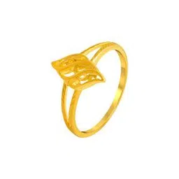 p.c. chandra jewellers Yellow Gold Paisley-Design Ring-picture-44