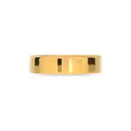 Men Yellow Gold Band Ring-image-5
