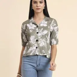 leia Women Floral Print Shirt-picture-52