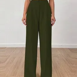 fyre rose Women Straight Fit Flat-Front Trousers-picture-39