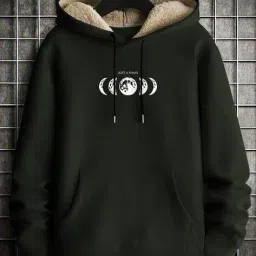 supa dupa Men Graphic Print Regular Fit Hoodie image 1