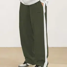 jvx clothing & fashion Men Mid-Rise Relaxed Fit Flat-Front Trousers image 1