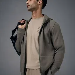 technosport Men Slim Fit Hoodie with Kangaroo Pockets-picture-13