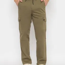 duke Men Regular Fit Cargo Trousers-picture-13