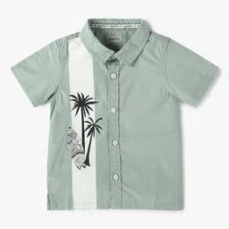 playday Boys Graphic Print Relaxed Fit Cotton Shirt-picture-49