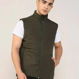 lee cooper Men Quilted Regular Fit Gillet-picture-13