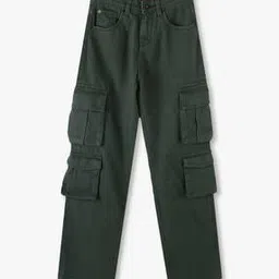 lee cooper Boys Cargo Straight Fit Jeans-picture-14