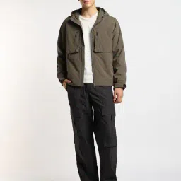 altheory by azorte Nylon Bonded Jacket with Adjustable Hem image 1