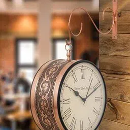 chronikle Double Sided Antique Station Wall Clock-picture-41