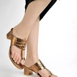 stylestry Women Toe-Ring Chunky Heeled Sandals-picture-34