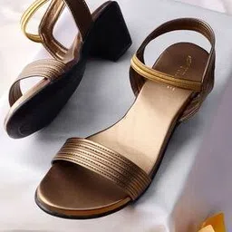 trase Women Kitten Heeled Sandals with Synthetic Upper-picture-37