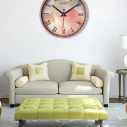 olive tree Round Shaped Analog Wall Clock image 1