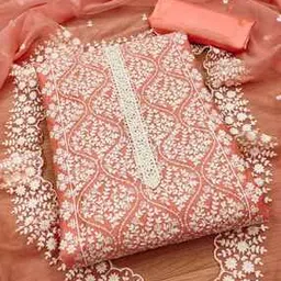 svaraa Women Embroidered Unstitched Dress Material-picture-38