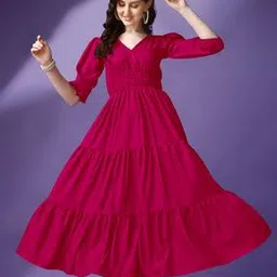 krunal raiyani Women Fit and Flare Dress-picture-52
