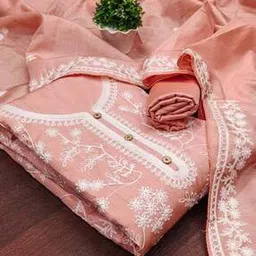 svaraa Women Embroidered 3-Piece Unstitched Dress Material-picture-46