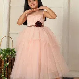 toy balloon kids Girls Embellished Fit & Flare Dress-picture-34