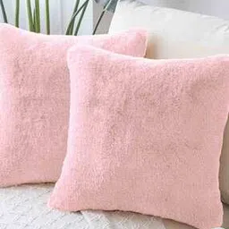 luxehome international Pack of 2 Square Shape Microfiber Cushion Covers-picture-10