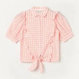 fame forever by lifestyle Girls Checked Regular Fit Top-picture-35