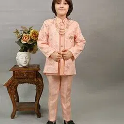 bt dezines Boys Embroidery Sherwani Set-picture-15