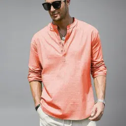 neonomad Men Slim Fit Short Kurta image 1