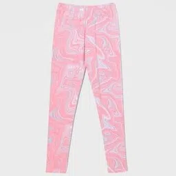 fame forever by lifestyle Girls Printed Leggings with Elasticated Waist-picture-11