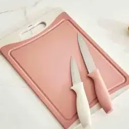 home centre Set of 2 Stainless Steel Knives with Chopping Board-picture-19