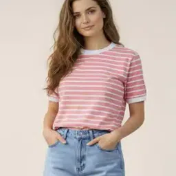 Women Striped Regular Fit Top-image-54