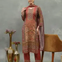 mbz.in by meena bazaar Women Embroidered Straight Kurta Set-picture-53