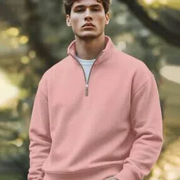 buda jeans co Men Regular Fit Sweatshirt with Half-Zip Closure-picture-20